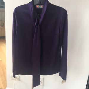 MSGM Purple Blouse Brand New with Tags